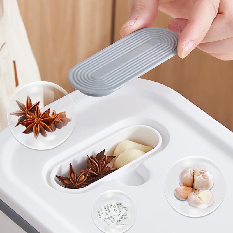 Ведро для риса на кухне 10/15 кг, дозатор риса, защищенный от насекомых и влаги контейнер для хранения бобовых зерен с мерным цилиндром