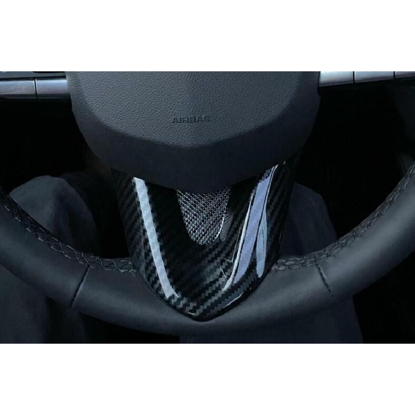 Fit For Cadillac CT5 Trim Carbon Fiber 1PCS 2020-2024 Sheet Ring Steering Wheel