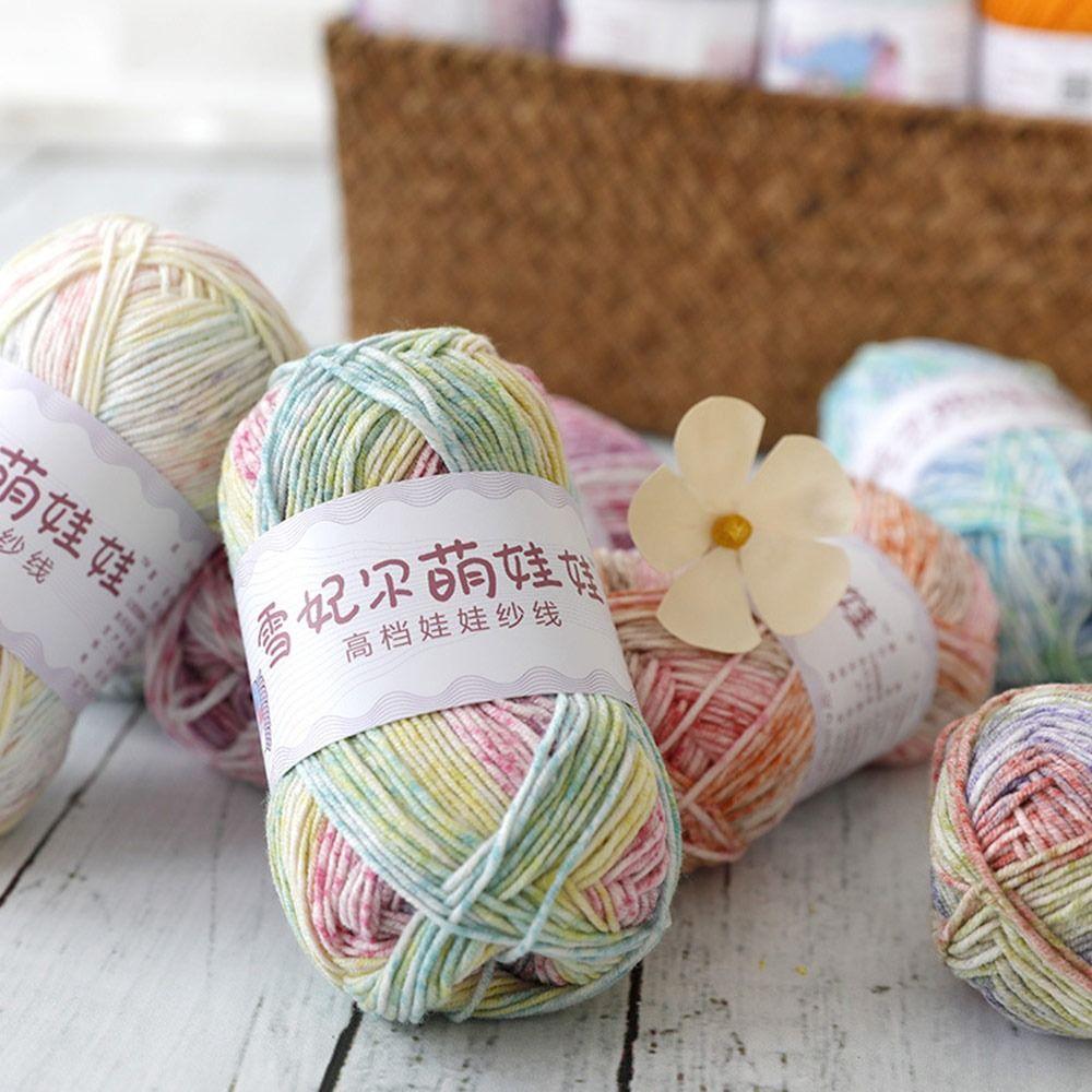 For Cushion Milk Cotton Sewing DIY Hand Knitting Woven Thread Yarn Ball Crochet Yarn
