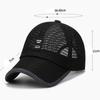 Summer Mesh Cap Lightweight Quick Drying Cool Outdoor Fishing Hats Visors Breathable Tennis Golf Hiking Baseball Sun Hat