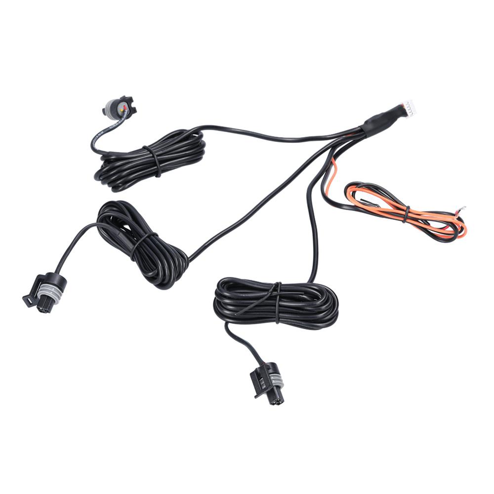 Манометр тройного дисплея, светодиодный цифровой манометр для пневмоподвески 0 220PSI с 3 датчиками 1/8NPT