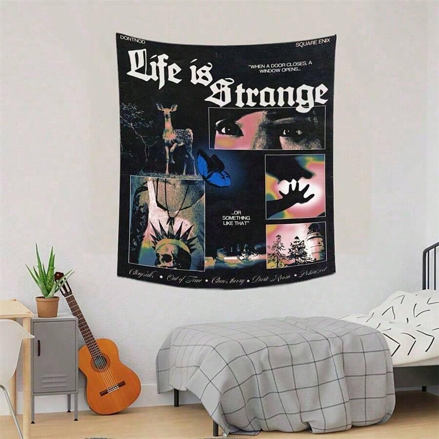1 шт. Настенный гобелен Life is Strange из полиэстера, 2D-печать, настенное панно для спальни, гостиной, общежития, идеальный подарок для фаната игры