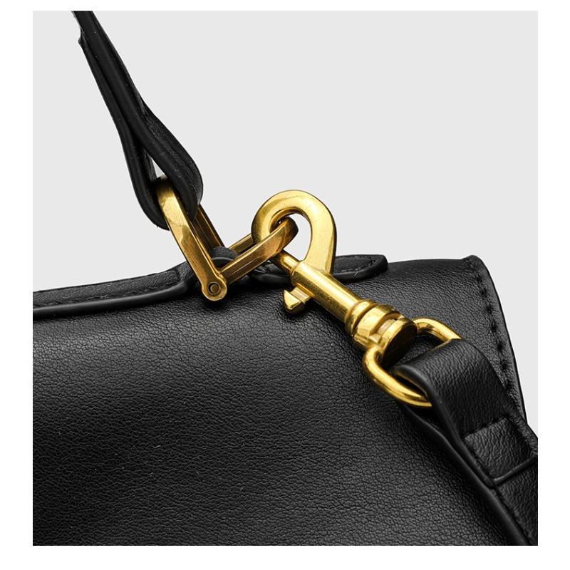 Новая кожаная сумка женская большая вместительная сумка-тоут на плечо ручная сумка замок для поездок на работу подмышечная сумка