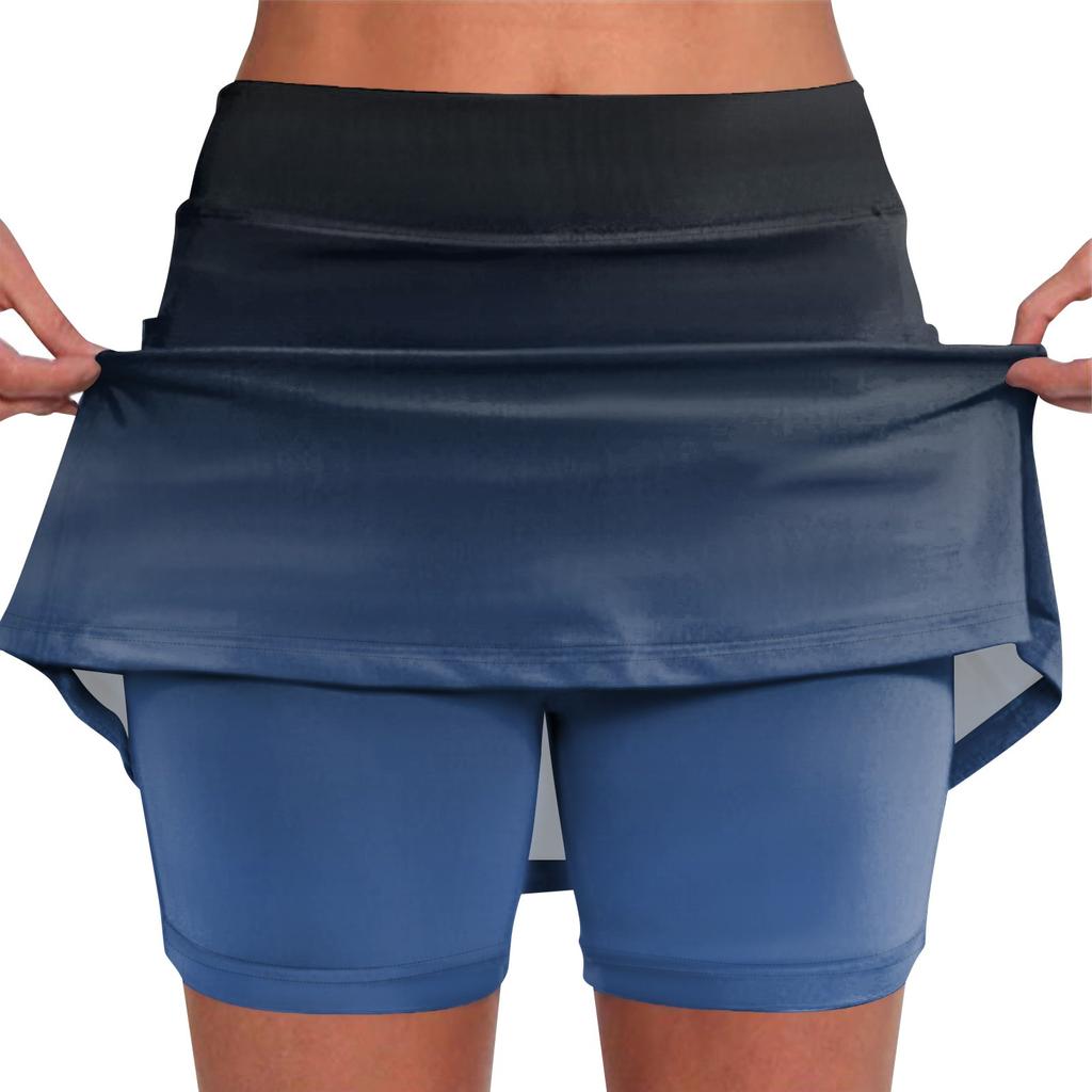 Эластичные брюки-кюлоты для йоги для женщин, спортивные шорты с принтом, легкие узкие однотонные бегуны с высокой талией