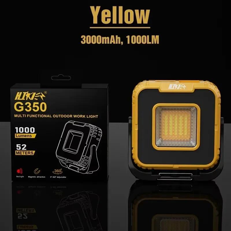 Portable Camping LED Lanterns USB Rechargeable Flashlights with Battery Display Emergency Lamp Torch with Magnetic Working Light