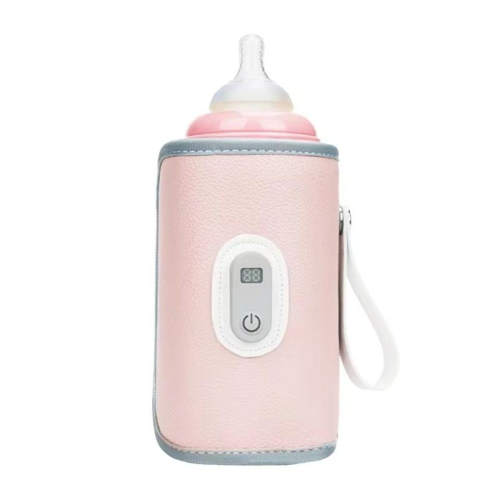 Digital Milk Bottle Insulation Cover 5 Levels Bottle Thermal Heater Baby Bottle Warmer  Newborn