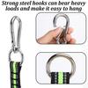 Boat Rope Ladder Heavy Duty Foldable Marine Ladder Portable Nylon Boarding Ladder for Inflatable Boat Pontoon Kayak Yacht