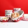 Animals Ferret Gerbil Chewing Chinchilla Ceramic Pet Supplies Water Drinker Hamster Bowl Food Dish