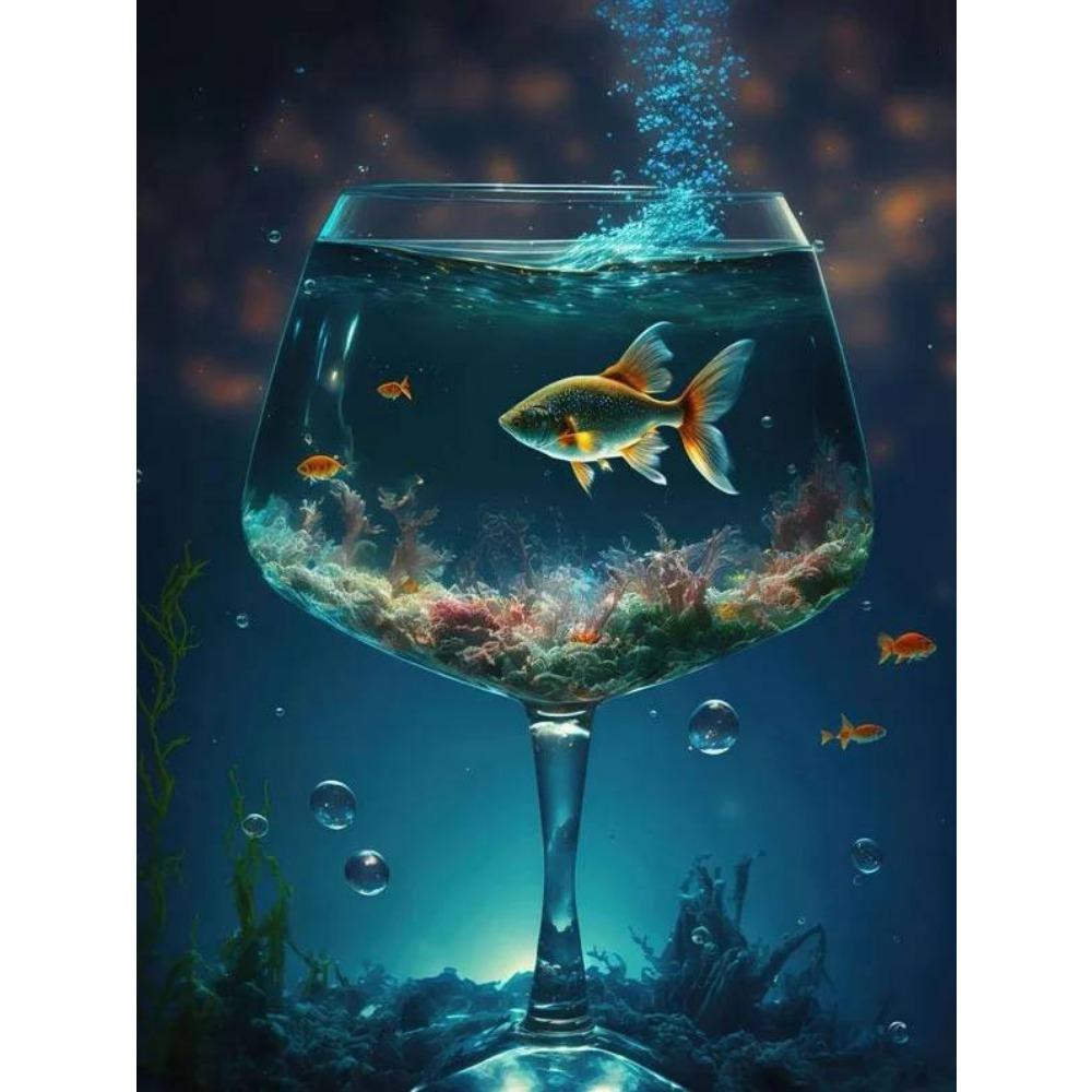 DIY полный круг алмазная живопись вышивка крестиком 3D художественный стиль домашняя сцена декоративная алмазная живопись 5d алмазная живопись