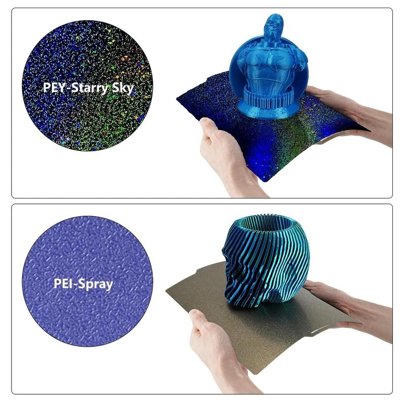For Bambu lab P2S X1 P1S Carbon Build Plate A1 PEI Sheet Textured Double Sided PEO PET Bed For Bambulab P1S P1P X1C Build Plate