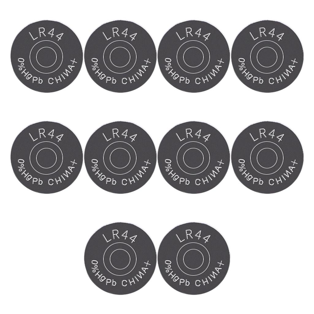 10Pcs LR44 AG13 357 357A A76 GPA76 Battery 1.5V Button Coin Cell Batteries for Calculators LED Light Toy Watches