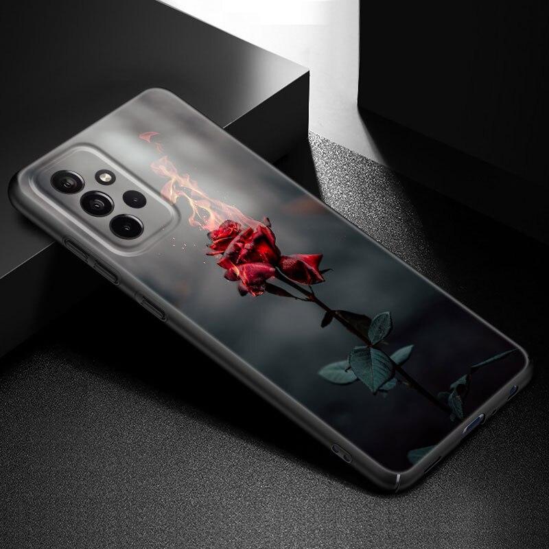Красивый чехол для телефона с изображением розы для Samsung Galaxy A21 A30 A50 A52 S A13 A22 A32 A33 A53 A73 5G A11 A12 A31 A51 A70 A71 A72