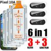 6-в-1 Ультра HD Прозрачное Закаленное Стекло Пленка для Google Pixel 10 9 A/Pro XL 8 Установка в один клик Без пыли/пузырей Защитный Комплект
