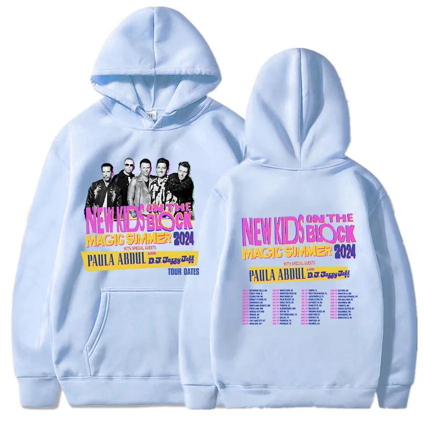NKOTB-B The Magic Summer Tour 2024 Hoodie Sudaderas Para Mujer Women/Men Clothing Moletom Long Sleeve Hip Hop Streetwear Y2k Top
