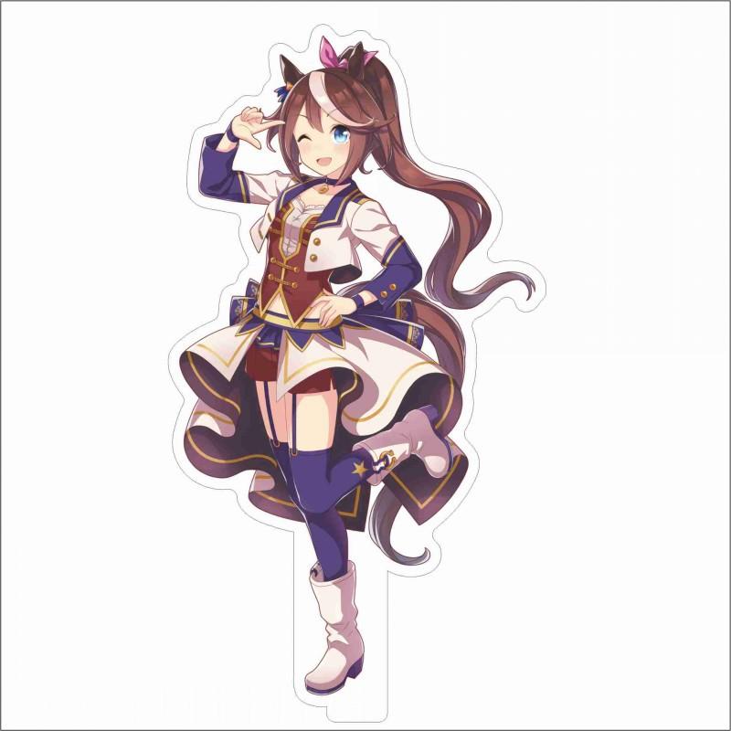 Япония красивая дербиль 15 см персонажи мультфильмов акриловая двухсторонняя подставка модель каваи милая офисная декоративная панель постоянные поклонники записи