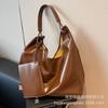 Retro High-end Bag Women's 2025 New Fashion Simple Shoulder Underarm Bag Commuter Tote Bag Big Bag
