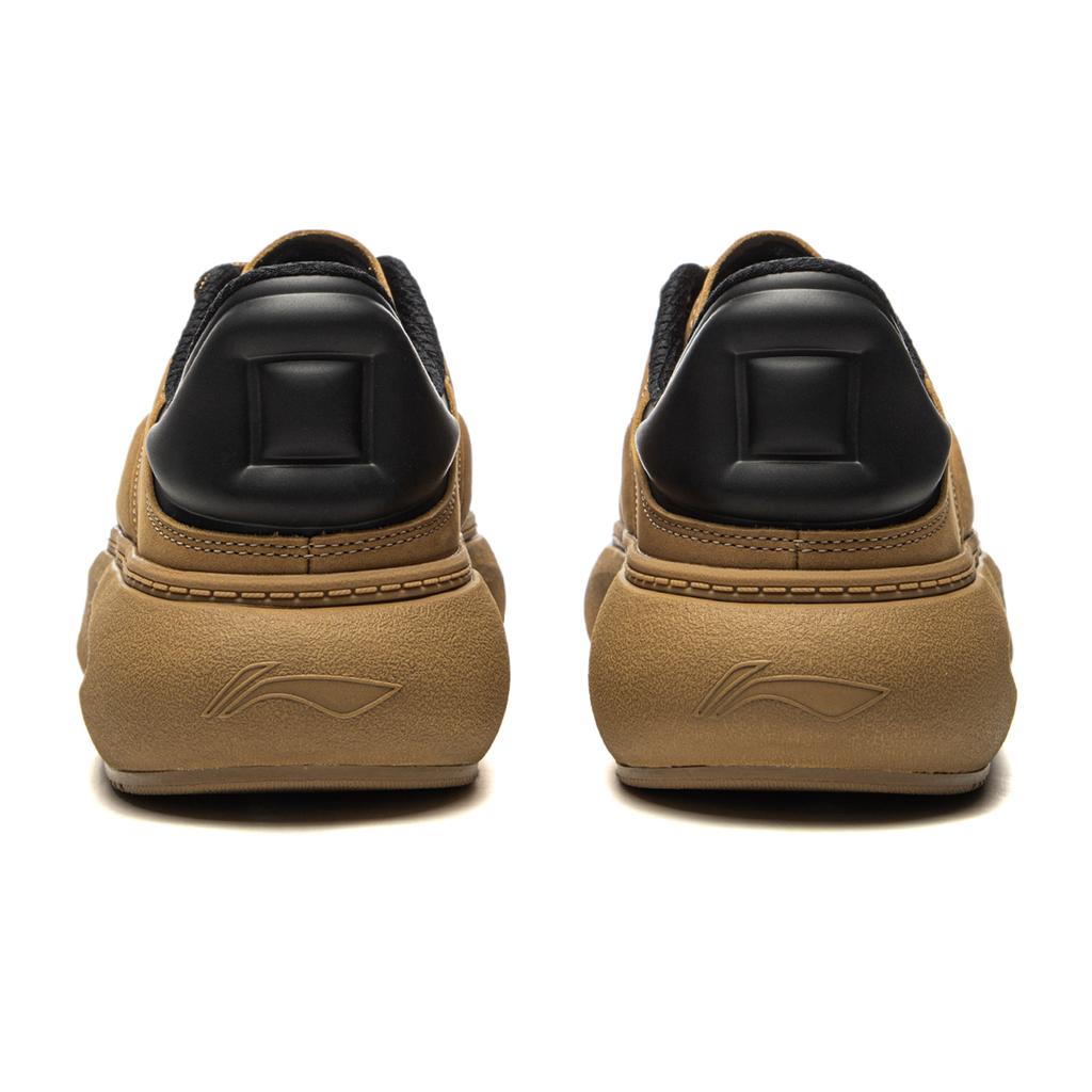 Li Ning Cloud Travel C4D Модные Универсальные Нескользящие Износостойкие Низкие Повседневные Кроссовки Женские Повседневные Кроссовки Коричневый AZGU052-5