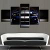 5 шт., автомобильные принты, живопись, модульные картины, холст, настенное искусство, современное украшение дома, современное для прикроватного фона, плакаты без рамки