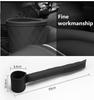 Pair Leather Car Seat Gap Filler Pockets Multifuntion Auto Seats Leak Stop Pad Soft Padding Phone Cards Cup Bottle Holder Storage Organizers