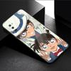 Аниме Чехол для телефона Детектив Конан для Samsung Galaxy A01 A03 Core A04 E A02 A05 A10 A20 A21 A30 A50 S A6 A8 + A7 2018 Черная крышка