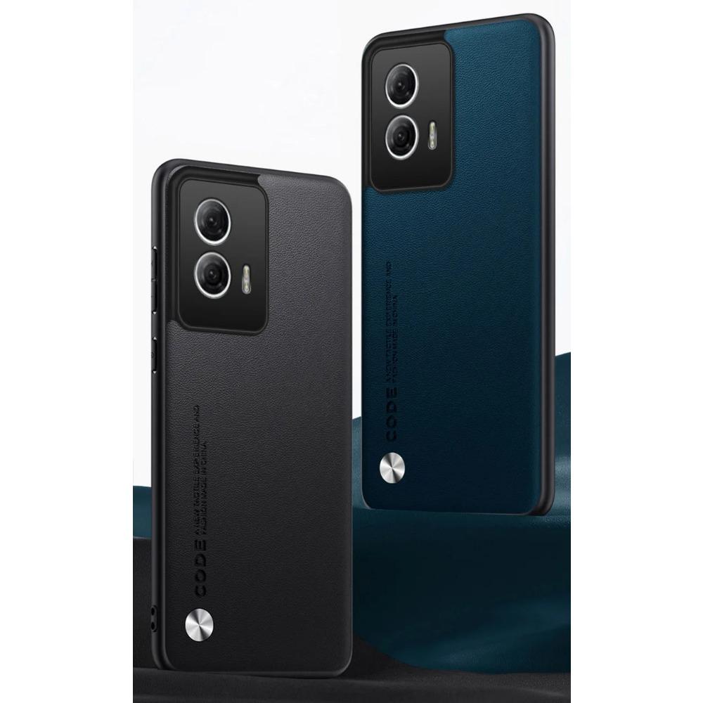 Luxury Leather Shockproof Case for Moto Edge 50 G85 G34 G24 G04 G14 G54 G84 Pro 40 Neo 30 Ultra Protective Cover High-end Textured Full Protection