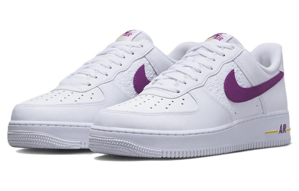 Nike Air Force 1 '07 'Embossed Hoops Lakers' FJ4209-100