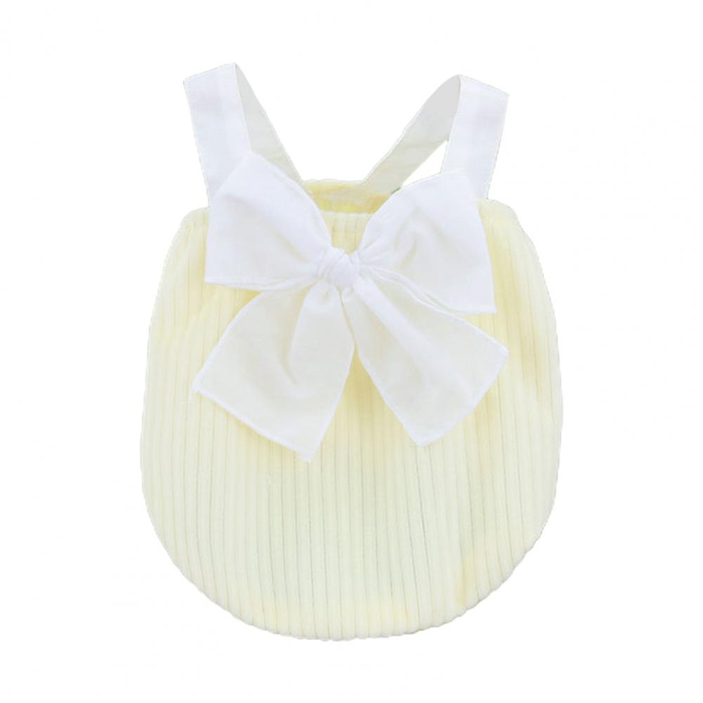 Одежда для домашних животных Красивое летнее платье с бантом для домашних животных Стирающаяся юбка для собак