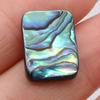 5Pcs Natural Abalone Shell With Hole Rectangular Loose Beads for Jewelry Making DIY Necklace Bracelets Earrings Accessories Craft 12x16mm