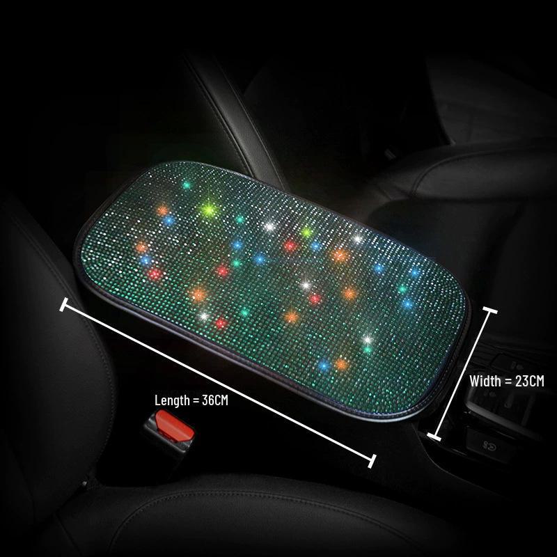 Универсальная утолщенная ромбовидная защитная накладка на подлокотник автомобиля