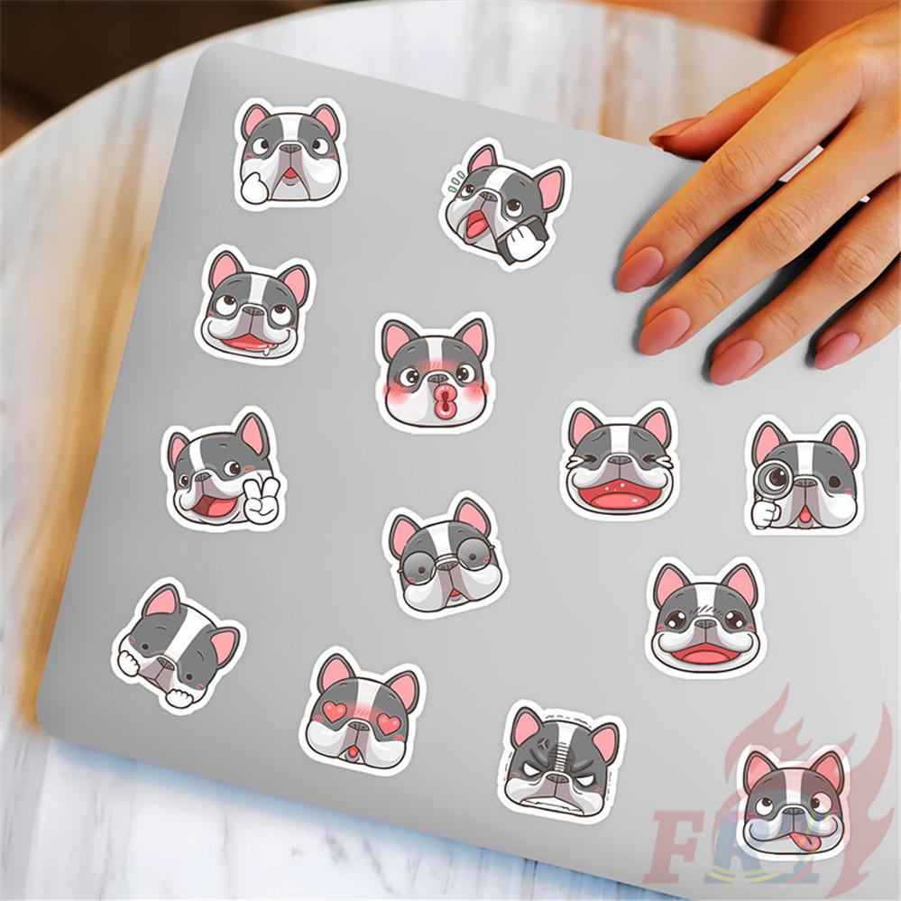 135Pcs/Set French Bulldog HANJI Mini Diary Manual Stickers DIY Scrapbooks Album Decor Decals Stickers