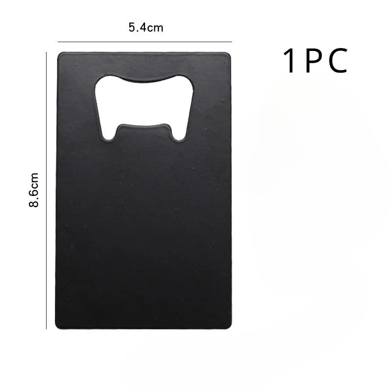 Открывалка для бутылок из нержавеющей стали, открывалка для пивных бутылок для кошелька и кармана, можно вырезать для ресторанов/баров, подарок на свадьбу своими руками