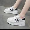 Little White Shoes Women's Shoes Versatile Thick Soles 2025 Spring and Summer New Models Increase Height, Small People Show Height, Sports and Leis