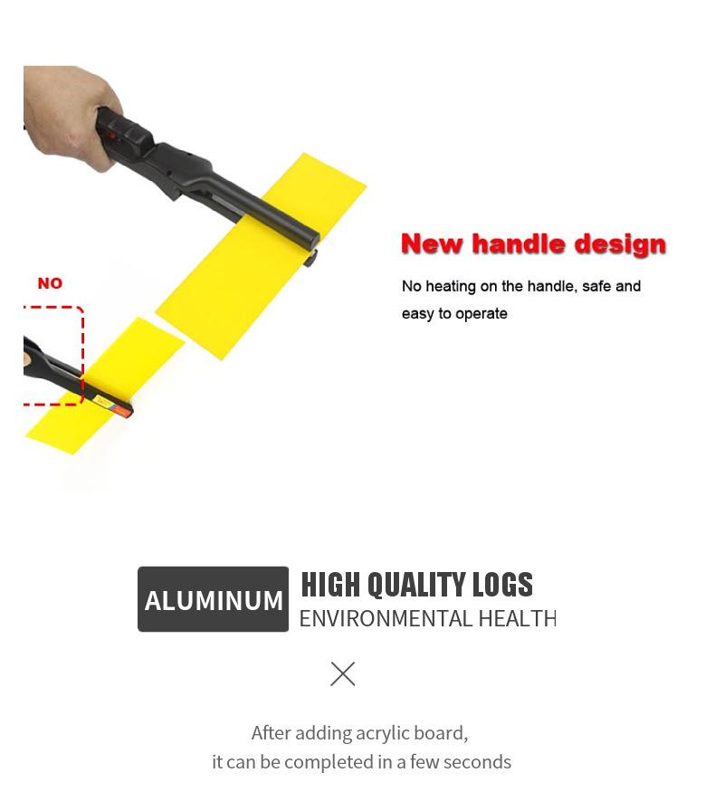 Станок для горячей гибки акрила с двойным напряжением для создания светящихся символов