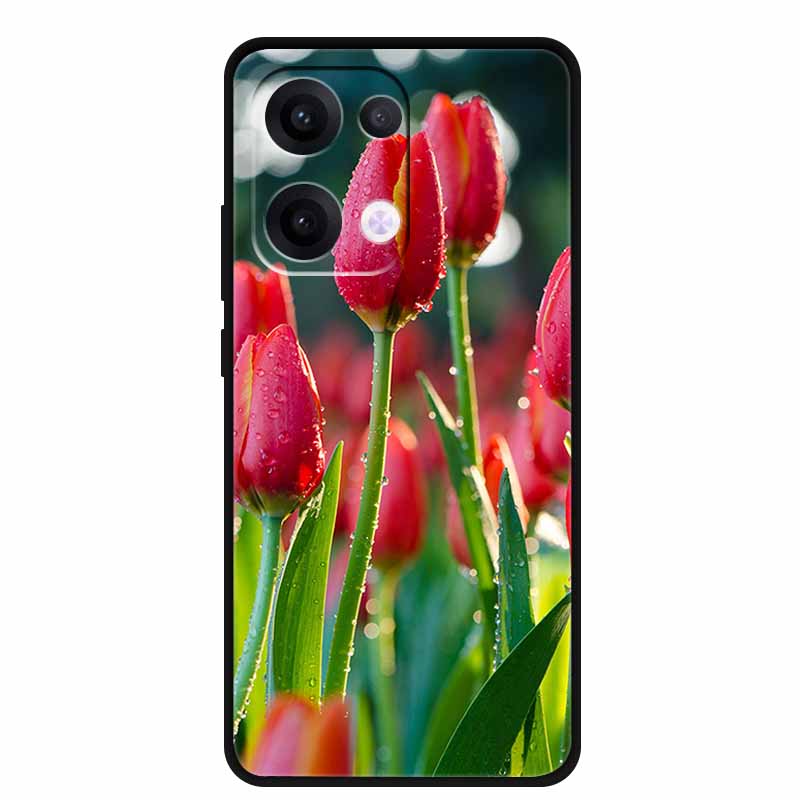 Чехол из ТПУ для телефона OPPO Reno 13 5G Чехол для телефона Coque Ударопрочный Черный Силиконовый Мягкая Задняя Крышка Для OPPO Reno 13 Reno13 Pro Чехол Funda