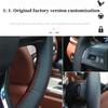 Чехол на руль автомобиля, ручной работы, кожаный, для Volkswagen VW Golf 7 Mk7, нового Polo, Jetta, Passat B8, Tiguan, Sharan