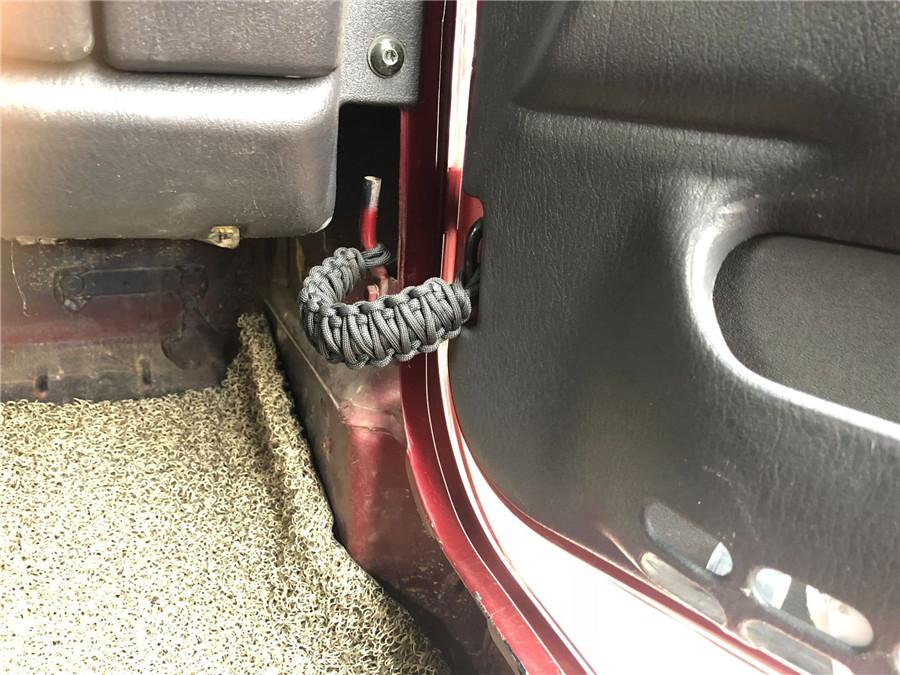 2PCS Black Polyester Door Limiting Heavy Super Duty Strap for Jeep Wrangler JK Y