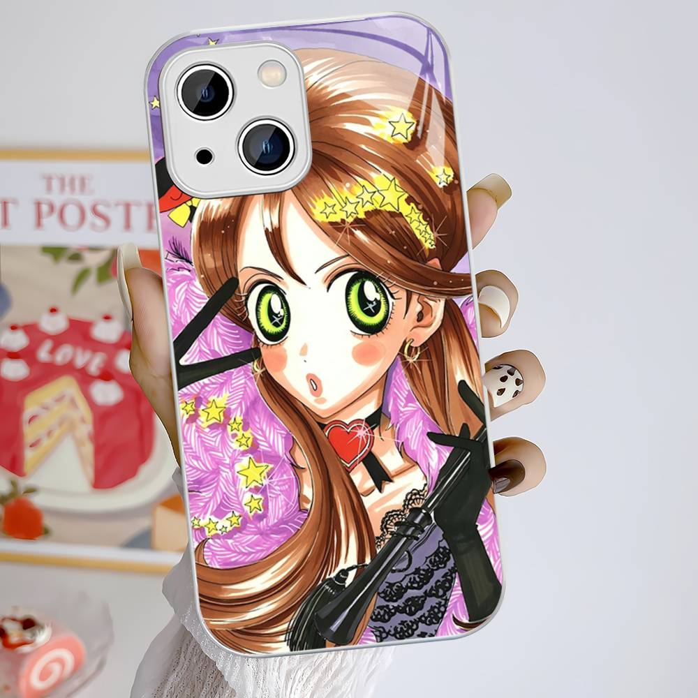 Аниме Сахарная Руна Для IPhone 14 13 12 Mini 11 Pro XS Max X XR 14 Plus Закаленное Стекло