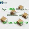 Керамический конденсатор SMD Yageo 0805 10 мкФ 50 В X7R 106K Допуск 10% - 2000 шт.. бобина