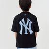 Новая коллекция MLB MONOGRAM Футболка New York Yankees SS25 Черная Детская 7ATSMV453-50BKS