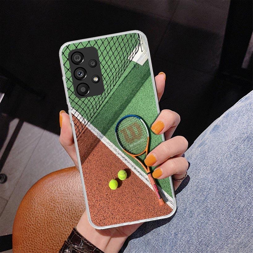 Tennis Sport Phnoe Case for Samsung Galaxy A17 A37 A57 A16 A26 A36 A56 A15 A14 A13 A55 A54 A53 A35 A34 A33 A25 A24 A23 A52 Galax