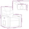 VidaXL Fauteuil Inclinable, Chaise de Relaxation avec Dossier et Repose-pied Réglables, Siège de Salon Salle de Séjour, 3204658