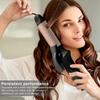 Cordless Hair Curling Iron 3 Temperature Adjustable Rechargeable Fast Heating Hair Curler Straightener Portable Electric Curling Wand Women
