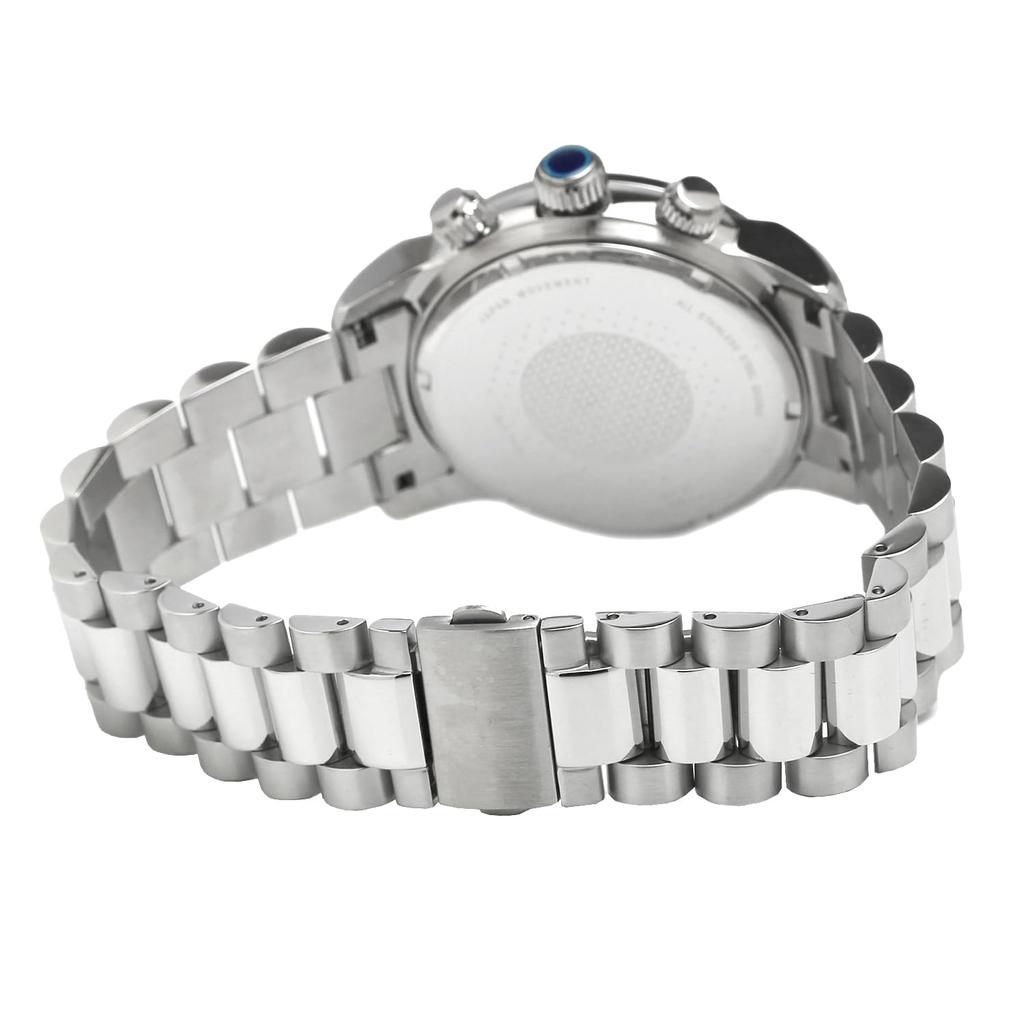 PAUL SMITH Paul Smith Часы Block Block Chrono Металлический ремешок P10038 Мужские Зеленый/Серебристый