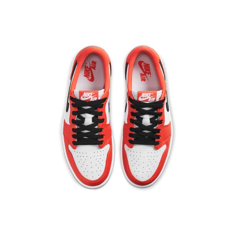 Air Jordan 1 Retro Low OG Starfish Women Sneakers Orange White Black CZ0775-801