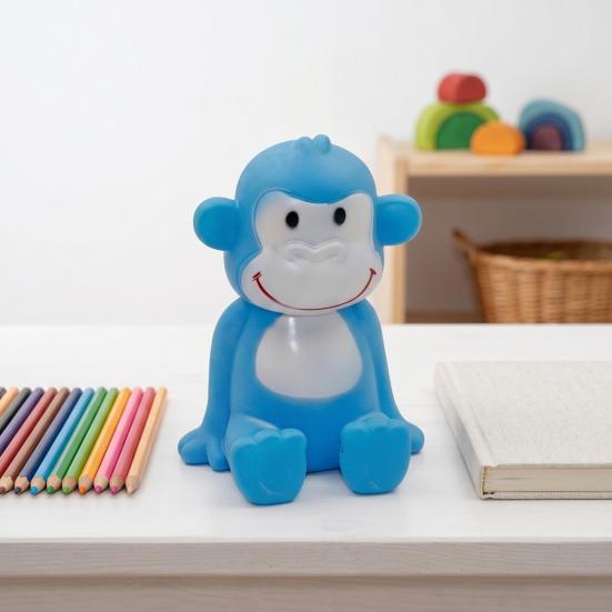 Squeaky Monkey Squeeze Toy with Realistic Sound Soft TPR Fidget for Stress Relief Cute Animal-Shaped Decompression Gadget for Kids Adults
