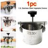 Portable Stainless Steel Vegetable Stuffing Squeezer 1.5L Manual Dumpling Stuffing Squeezer Vegetable Drainer