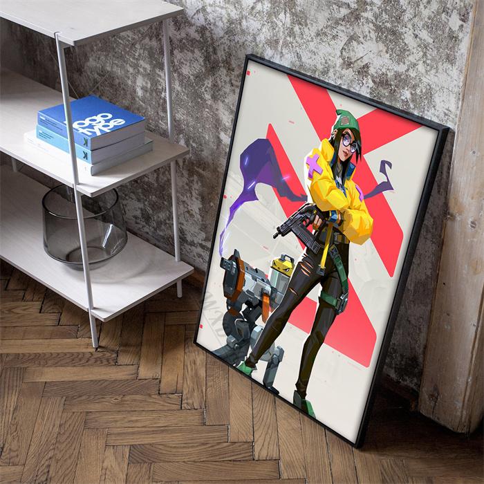 Классические видеоигры Valorant, персонажи аниме, фотографии для гостиной, домашний декор, холст, картина, печать, постеры, подарок