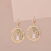 Colorful Aesthetic Animal Cat Rabbit Koi Dragon Earrings For Women Girls Enameled Delicate Gold Color Hoop Earrings Zircon Gift