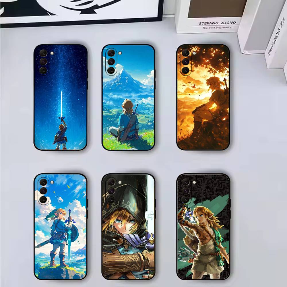 Game Z-Zelda L-Link Phone Case For Samsung Galaxy A73,A72,A71,A70,A53,A52,A51,Soft Silicone Black Cover