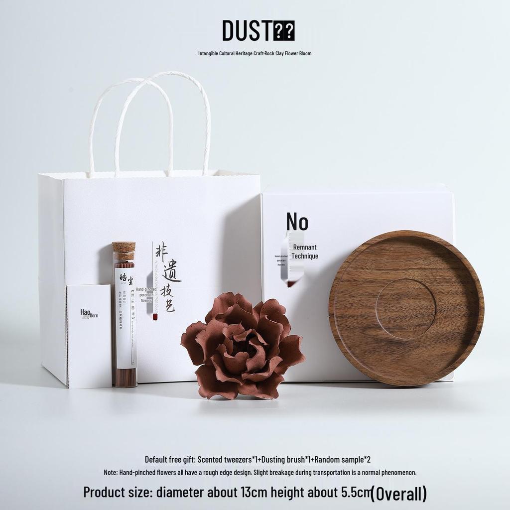 Керамический Держатель для благовоний в виде цветка, ручная работа - Китайский Аромадиффузор, Сувенир